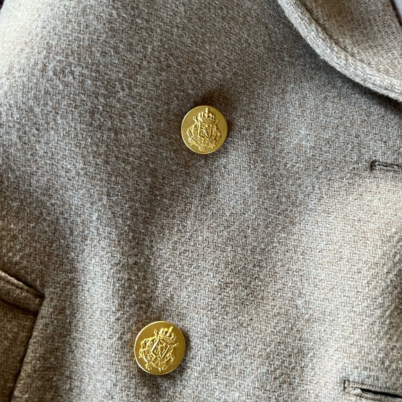J. Crew Tan Pea Coat - Picture 4 of 6